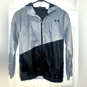 Boys Under Armour Rain Jacket Size Medium Zip Up Golf